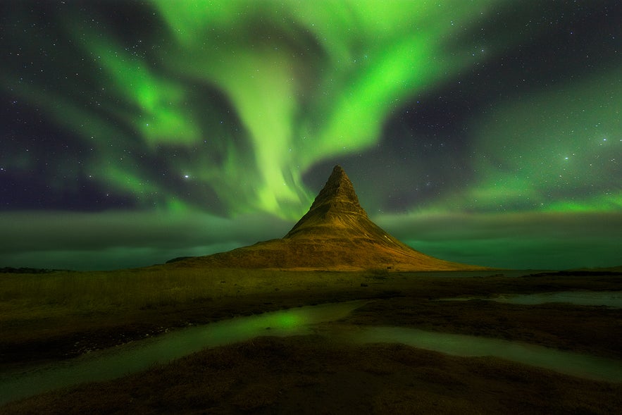 Northern Lights at Kirkjufell